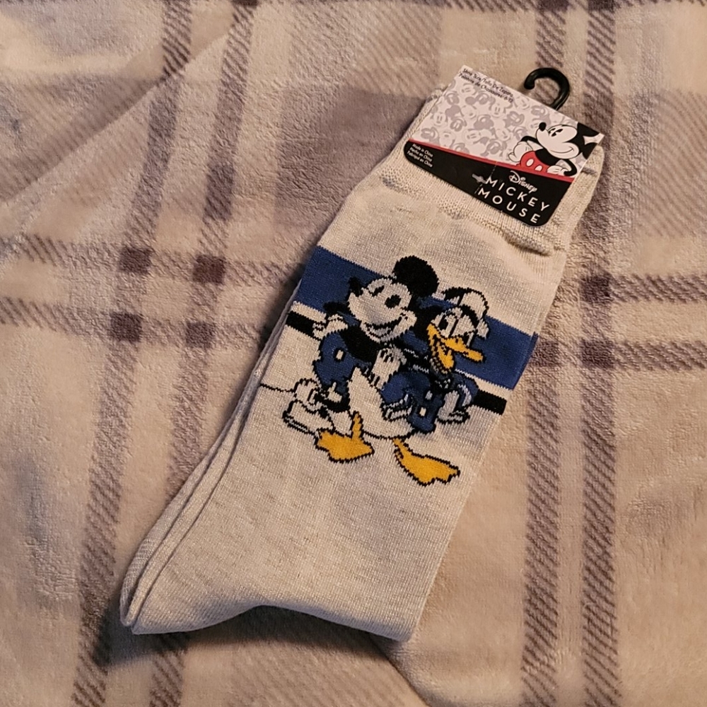 NWT Disney Mickey & Donald Crew Socks